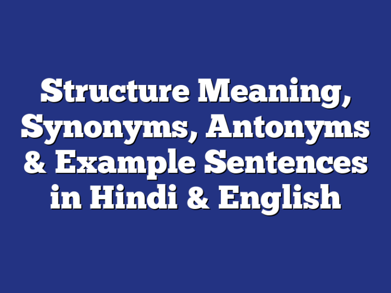 structure-meaning-in-hindi-english-to