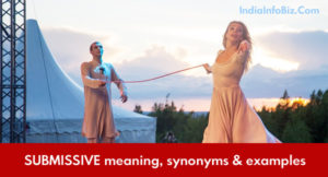 Submissive Meaning, Definition, Synonyms & Example | IndiaInfoBiz